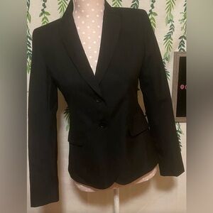 Ann Taylor Black Blazer Size 2P